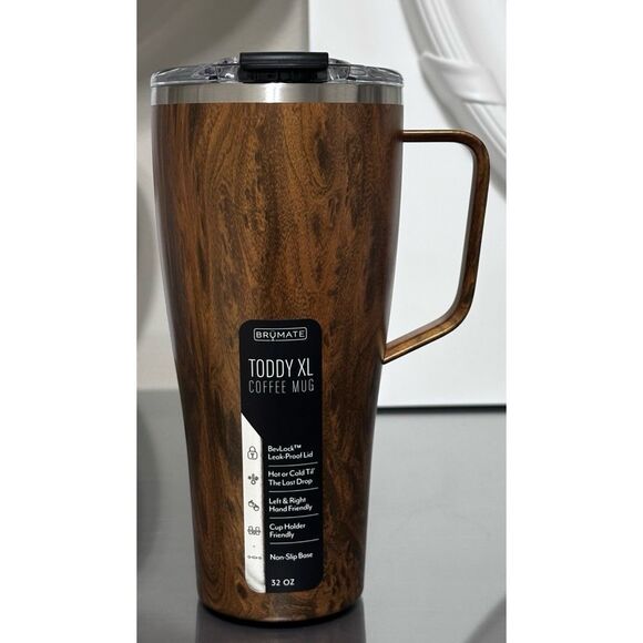 BruMate Toddy XL 32oz, WALNUT - Picture 1 of 5